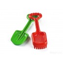 KOMPLET DUET SZPADEL SITKOGRABKI DO PIASKU GRABKI 902356