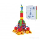 MARIOINEX KLOCKI WAFLE RAKIETA KOSMICZNA 270 EL.