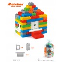 KLOCKI CEGŁY JUNIOR 90 EL. OKNA I DRZWI MARIOINEX 902318