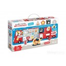 CZUCZU PUZZLE Z DZIURKĄ WÓZ STRAŻACKI 2+ CZU CZU