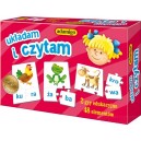 ADAMIGO UKŁADAM I CZYTAM PUZZLE GRY EDUKACYJNE