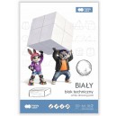 BLOK TECHNICZNY BIAŁY A4 10 KARTEK HAPPY COLOR