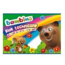 BAMBINO BLOK TECHNICZNY KOLOROWY A4 10 KARTEK