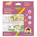CZUCZU DŁUUUGIE KOLOROWANKI KONIE 4+