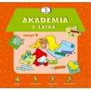 AKADEMIA 2-LATKA ZESZYT B ĆWICZENIA Z NAKLEJKAMI