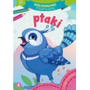 MALUSZKOWE MALOWANIE PTAKI KOLOROWANKA