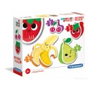 CLEMENTONI 20815 PIERWSZE PUZZLE 4w1 OWOCE