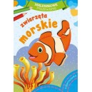 MALUSZKOWE MALOWANIE ZWIERZĘTA MORSKIE KOLOROWANKA