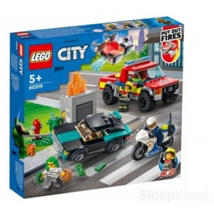 LEGO CITY 60319 AKCJA STRAŻACKA I POLICYJNY POŚCIG