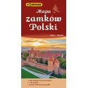 MAPA ZAMKÓW POLSKI 1:900 000 COMPASS 492 OBIEKTY