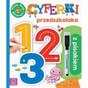 CYFERKI PRZEDSZKOLAKA Z PISAKIEM PISZĘ ZMAZUJĘ II
