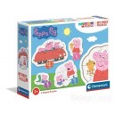 CLEMENTONI 20829 MOJE PIERWSZE PUZZLE ŚWINKA PEPPA