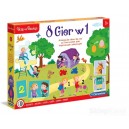 CLEMENTONI 50089 UCZĘ SIĘ BAWIĄC 8 GIER W 1