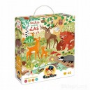 CZUCZU DZIKIE PUZZLE LAS 40 EL. CZU CZU
