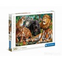 CLEMENTONI 35126 PUZZLE 500 EL. DZIKIE KOTY
