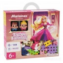 MARIOINEX KLOCKI 905791 MINI WAFLE KSIĘŻNICZKA WIEŻA FANTAZJI 148 el