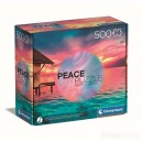 CLEMENTONI 35120 PUZZLE 500 EL. PEACE ŻYJĄC TERAŹNIEJSZOŚCIĄ