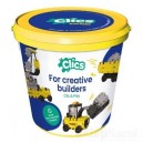 KLOCKI CLICS CB199 WIADERKO 5w1 KONSTRUKCYJNE 123el. MASZYNY BUDOWLANE