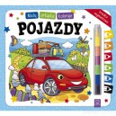 MAŁY ARTYSTA KOLORUJE POJAZDY Z KREDKĄ SEGMENTOWĄ AKSJOMAT