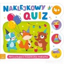 NAKLEJKOWY QUIZ 4+ AKTYWIZUJĄCA KSIĄŻECZKA MALUCHA AKSJOMAT