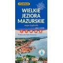 MAPA WIELKIE JEZIORA MAZURSKIE MAPA ŻEGLARSKA 1:50 000 LAMINOWANA COMPASS