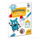 KAPITAN NAUKA BAZGRAKI POZNAJĄ KOLORY I KSZTAŁTY 2-3 LATA 45 NAKLEJEK