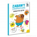 KAPITAN NAUKA ZABAWY LOGOPEDYCZNE GIMNASTYKA JĘZYKA NAKLEJKI 3+
