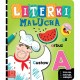 KSIĄŻECZKA LITERKI MALUCHA UCZĘ SIĘ KOLORUJĘ, NAKLEJAM AKSJOMAT