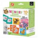 MAŁY MIŚ TO LUBI! MEMORY WESOŁE ZWIERZĄTKA GRA + KSIĄŻKA AKSJOMAT