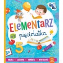 ELEMENTARZ PIĘCIOLATKA NAUKA, ZABAWA, NAKLEJKI, WIERSZYKI AKSJOMAT