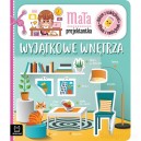 ALBUM Z NAKLEJKAMI MAŁA PROJEKTANTKA WYJĄTKOWE WNĘTRZA AKSJOMAT